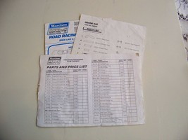 Marchon MR-1 slot car instructions papers - £4.68 GBP
