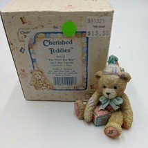 Enesco Cherished Teddies TWO SWEET TWO BEAR Age 2 Birthday Figurine #911321 - $17.81