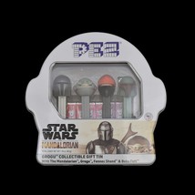Star Wars Mandalorian PEZ Grogu Collectible Gift Tin Set Boba Fett New Sealed - £17.58 GBP