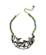 Heidi Daus &quot;GOING BATTY&quot; CRYSTAL AND ENAMEL ACCENTED BEAD NECKLACE - £151.85 GBP