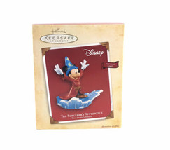 2004 Hallmark Disney Fantasia Mickey The Sorcerer&#39;s Apprentice Ornament NIB - £25.95 GBP