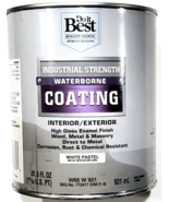 Do It Best Quality Paints Industrial Strength Waterborne Coating White P... - £22.34 GBP