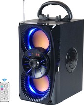 Dindin Bluetooth Speaker, Portable Wireless Speakers With Lights, 2 Loud - £37.54 GBP