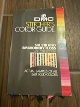 DMC Stitcher&#39;s Color Guide 360 Six Strand Embroidery Floss Samples - £10.43 GBP