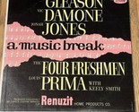 RENUZIT Four Freshmen Louis Prima Keely Smith Jackie Gleason Jonah Jones - £7.05 GBP