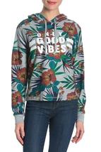 Pretty Rebel women&#39;s Good Vibes Tropical Hoodie, Size Small - £19.33 GBP
