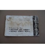 64 DODGE WARRANTY BOOK - $1,427.73 MXN