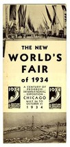 New World&#39;s Fair of 1934 Brochure Chicago Illinois Century of Progress - £14.21 GBP