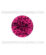 Natural Ruby 3.25mm Round Diamond Facet Cut SI1 Clarity Hot Pink Color L... - $33.61