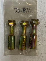 3 Qty of 7x1816 26994 Straight Couplings for CAT (3 Quantity)  - $76.70