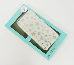 Kate Spade New York Apple iPhone X Protective Case Gold/Silver Stars Clear - £11.21 GBP