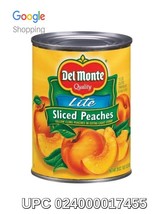 Del Monte: Yellow Cling In Extra Light Syrup Peaches Sliced Lite, 29 Oz, 6 PaK - $26.60