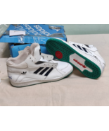 Retro Vintage 90s Soviet USSR TRAINERS Basketball Sneakers Leather Shoes... - $212.85