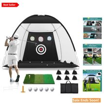 Portable Golf Practice Net 10x7FT - Ideal for Chipping and Driving Skills - $103.90