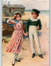Charles Dickens Raphael Tuck Postcard Series 3406 David Copperfield Little Emly - £8.17 GBP