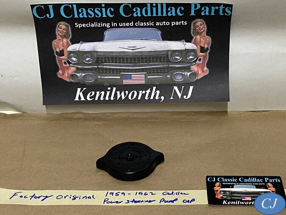 Factory Original 1959-1962 Cadillac POWER STEERING PUMP CAP LID - $84.14