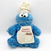 1970s Knickerbocker Plush Cookie Monster 8&quot; Rattle Sesame Street Toy  - £19.65 GBP