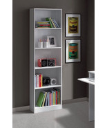 Mila Artic White Bookcase - £90.95 GBP
