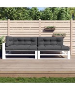  Pallet Cushion Set of 5 Anthracite 100% Polyester Large - $182.99