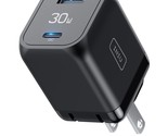 Usb C Charger, 30W Pd Qc 3.0 Dual Port Type C Charger Fast Charging Bloc... - $30.99