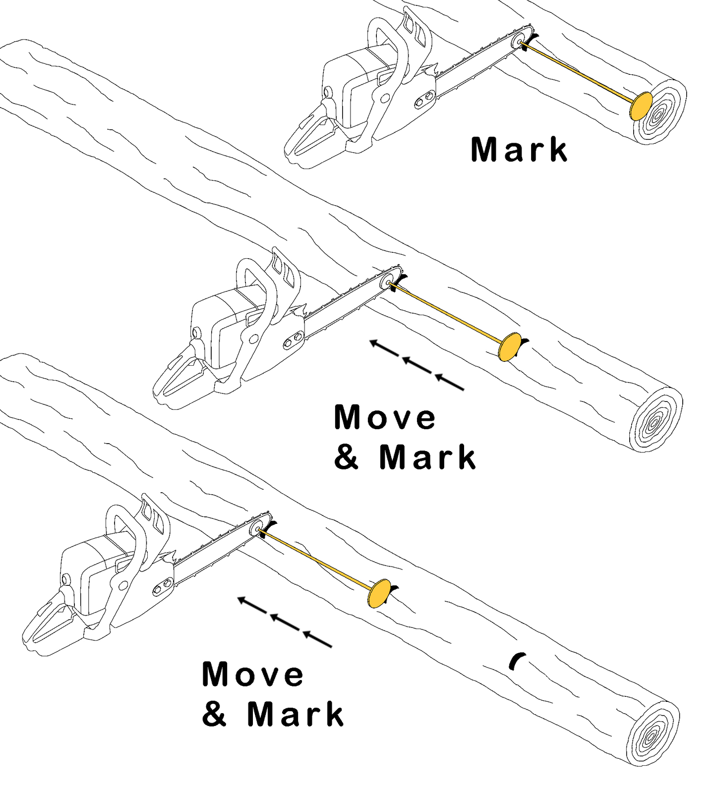 Fixed Firewood Gauge The Original Firewood Measuring Chainsaw
