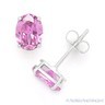 Pear-Shape Simulated Tourmaline Cubic Zirconia 925 Sterling Silver Stud Earrings Item image 5