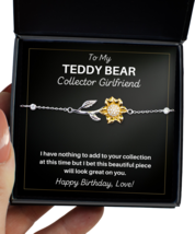 Teddy Bear Collector Girlfriend Bracelet Birthday Gifts - Sunflower Bracelet  - £39.87 GBP