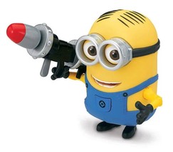 Despicable Me 2 MINION DAVE Deluxe Action Figure with Rocket Launcher ~ In Pkg - £23.68 GBP
