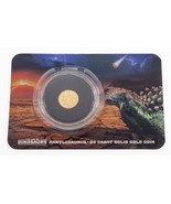 Solomon Islands 2021 Gold 0.5 gram Age of the Dinosaurs Coin Ankylosaurus - $278.76 CAD