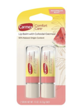 Carmex Comfort Care Lip Balm Watermelon, Pack of 2 Sticks - £4.31 GBP