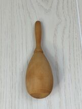 Wood wooden vintage egg shaped style sock darner - $7.91