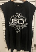 LA Oakland Raiders 50 Commitment to Excellence 1960 2009 Men’s Black T S... - $40.70 CAD