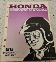 1986 Honda CN250 HELIX Service Shop Repair Manual OEM 61KS400 - £23.50 GBP
