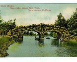 Rustic Bridge Slow Lake Golden Gate Park San Francisco California Postca... - $9.90