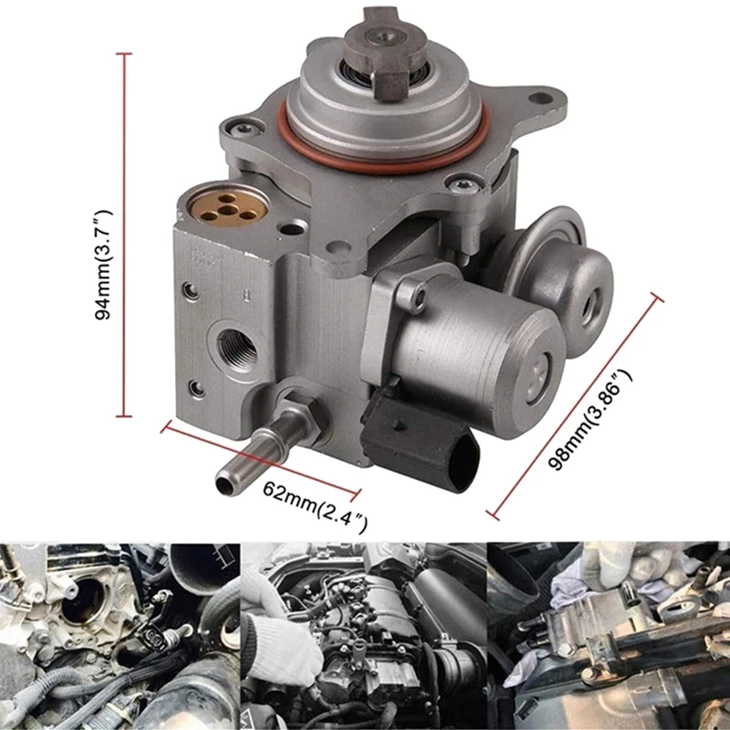 Car High Pressure Fuel Pump 9819938480 For  207 308 3008 5008 1.6T Mini R55 R56  - £371.24 GBP