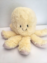 Macys First Impressions Plush Octopus 6&quot; Stuffed Animal Yellow - £12.63 GBP
