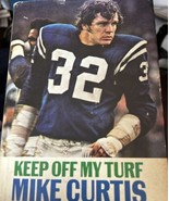 Keep Off My Turf Mike Curtis Baltimore Colts Football Hardcover 1972 Mad... - $27.06 CAD