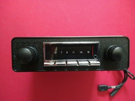 Vintage Car Radio Classic Style AM FM iPod Adjustable Shaft Knobs Blueto... - £278.48 GBP