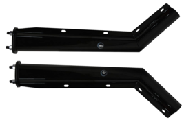 TBOZZ Gloss Black Spring Loaded Mud Flap Hanger 2.5in Bolt Spacing 27 in... - $40.47