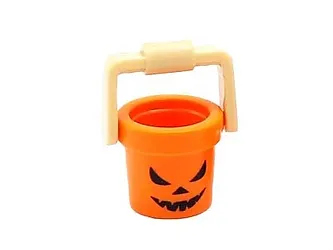 NWTOYS Halloween Trick or Treat Bucket Jack O Lantern Pumpkin Action Fig... - $3.40