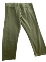 LOGO Layers Women&#39;s Cropped Leggings Green XL - $14.24