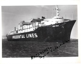Ship - Prudential Lines Photograph Container Ship  (Two Pictures) - £2.75 GBP