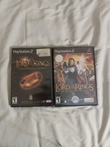 Lord Of The Rings Return of the King &amp; Fellowship Of The Ring  PlayStation 2   - £21.38 GBP