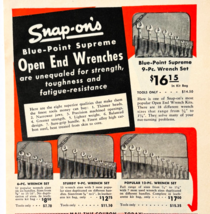 1949 Snap-On Tools Advertisement Vintage Wrench Sets Mechanics Supply DW... - $460.00 MXN