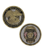 US SELLER - ST. MICHAEL PATRON SAINT OF LAW ENFORCEMENT POLICE CHALLENGE... - $8.95