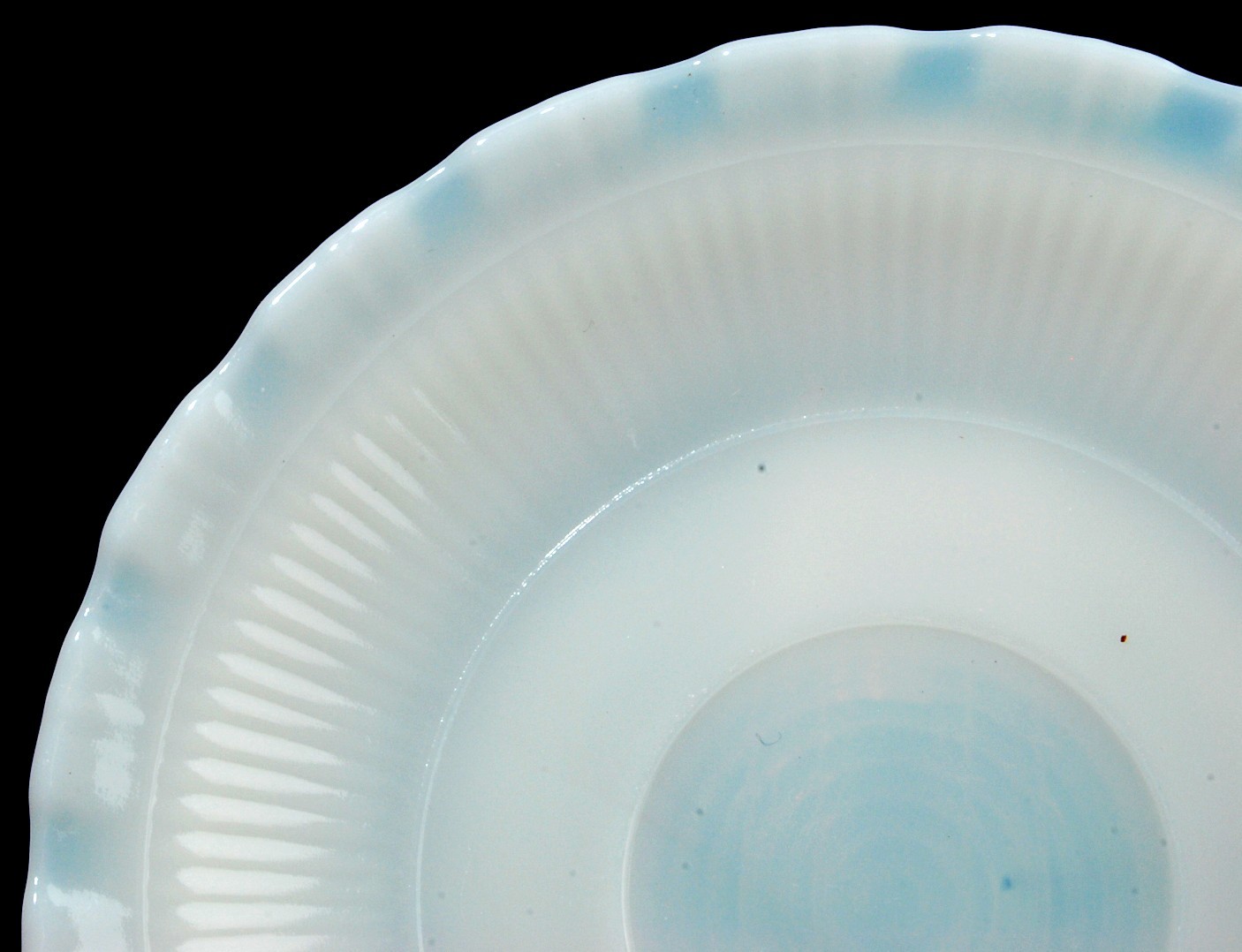 MacBeth-Evans Cremax 6" Saucer Depression Glass Corning New Item image 2