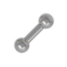5mm gauge (4g) internally threaded Barbell 316L Stainless Steel - $15.74+