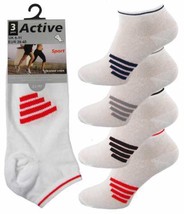 Mens Active Sport Cotton Rich Trainer Liner Socks UK 6-11 - £2.97 GBP