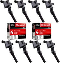 MAS Set of 8 Ignition Coil DG508 and Motorcraft Spark Plug SP493 compati... - $113.22