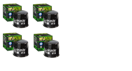 4 HiFloFiltro Oil Filters For 03-07 Suzuki LT 500 LT500 Vinson 4x4 Auto &amp; Manual - £30.30 GBP